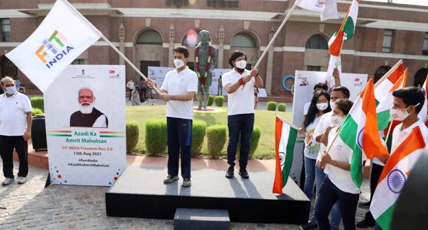 The Weekend Leader - Thakur launches Fit India Freedom Run 2.0 to celebrate 75 years of Independence